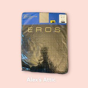 Eros Pantyhose with reinforced toe Oatmeal